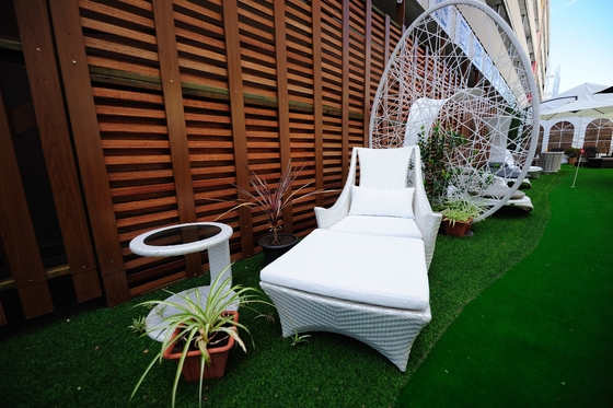 Dekoratives künstliches Innengras für Garten-Anti-UVfeuerverzögerndes