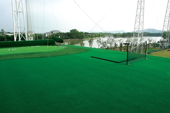 Doppeltes grünes N/A und pp.-Golf-künstlicher Gras-Sport-Rasen Anti-UV