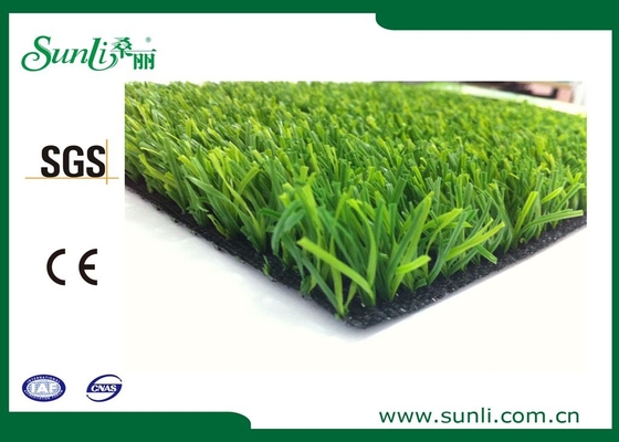 25mm doppelter grüner Garten-künstliches Gras für Fußball/die Landschaftsgestaltung